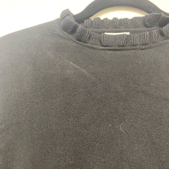 J. Crew Factory Ruffle sweater with buttons Item BC568* - Picture 5 of 6